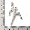 Non-Tarnish Hip Hop Fitness 316L Surgical Stainless Steel Pendants STAS-H194-01P-01-3
