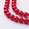 Synthetic Mashan Jade Round Beads Strands G-D263-8mm-XS31-01-3