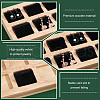 8-Grid Wood Earring Display Board EDIS-WH0016-010B-4