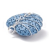 Natural Lava Rock Pendants PALLOY-JF01788-5