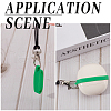 Gorgecraft 18Pcs 9 Styles Silicone Pendant SIL-GF0001-51B-5