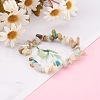 Chips Natural Blue Opal Beaded Stretch Bracelets BJEW-JB05990-4