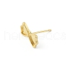 DIY Brass Earring Findings KK-E791-10G-2