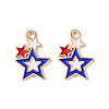 Alloy Enamel Pendants ENAM-K067-35-2