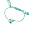 2Pc Glass Seed Bead Braided Beaded Bracelets BJEW-JB11520-5
