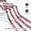  2 Strands Natural Rhodonite Beads Strands G-NB0004-83A-2