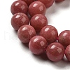 Natural Thulite Beads Strands G-Z044-A02-03-4