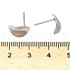 304 Stainless Steel Stud Earring Findings STAS-Z127-01P-3