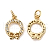 925 Sterling Silver Micro Pave Cubic Zirconia Charms STER-I010-42G-1