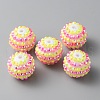 Resin Rhinestone Beads RESI-TAC0004-28Q-2
