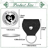 CREATCABIN Pocket Hug Token Long Distance Relationship Keepsake Keychain Making Kit DIY-CN0002-67I-2
