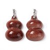 Synthetic Goldstone Pendants G-E135-01P-02-2