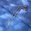 304 Stainless Steel Stud Earrings EJEW-Z089-18G-2