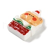 Christmas Theme Opaque Resin Cabochons RESI-F053-B07-2