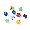 Craftdady 40Pcs 8 Colors Handmade Lampwork Beads LAMP-CD0001-16-2