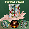 AHADERMAKER 2Pcs 2 Styles Glass Crystal Cup AJEW-GA0007-39-3