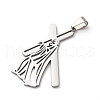 201 Stainless Steel Pendants STAS-V013-15P-2