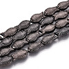 Electroplate Glass Beads Strands EGLA-T025-03A-1