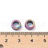 Ion Plating(IP) 304 Stainless Steel Grooved Beads STAS-WH0055-04RC-3