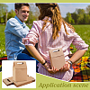 Rectangle Kraft Paper Gift Bags with Hole Handle CON-WH0088-84-6