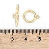 Brass Toggle Clasps KK-K391-04G-4