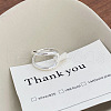 925 Sterling Silver Adjustable Cuff Rings for Women FS-WGF7E3B-01-1