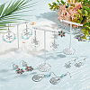 SUNNYCLUE Christmas Snowflake DIY Earring Making Kit DIY-SC0022-79-4