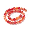 Natural Striped Agate/Banded Agate Bead Strands X-G-K155-A-10mm-05-2