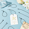 Plastic Hang Tag Fasteners FIND-WH0160-72B-4