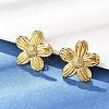 304 Stainless Steel Stud Earrings EJEW-D319-06G-1