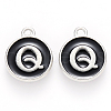 Platinum Plated Alloy Charms ENAM-S118-02Q-P-1