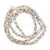 Electroplate Glass Beads Strands GLAA-P068-HR02-2