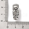 Rack Plating Tibetan Style Alloy 3 Hole Guru Beads PALLOY-F313-05AS-3