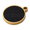 304 Stainless Steel Enamel Charms STAS-M105-04G-2
