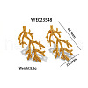 Fashionable Irregular Stainless Steel Stud Earrings for Women MT3122-5-1