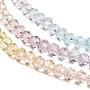 Transparent Painted Glass Beads Strands DGLA-A034-T1mm-A15-4