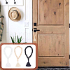 6Pcs 3 Colors Wood Tassels Pendant Decorations HJEW-OC00016-6