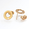 304 Stainless Steel Stud Earring Findings X-STAS-Q223-09-3