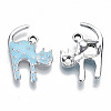 Eco-Friendly Zinc Alloy Pendants FIND-N048-45C-NR-2