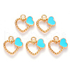 Alloy Enamel Pendants ENAM-S121-045-2