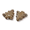 Christmas Tree Polymer Clay Rhinestone Beads CLAY-NH0001-14B-2