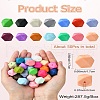 Hexagon Food Grade Silicone Focal Beads SIL-CJC0005-07-9