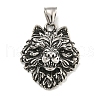 316 Surgical Stainless Steel Pendants STAS-E212-137AS-1