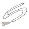 Virgin 304 Stainless Steel Pendant Necklaces for Men Women NJEW-K283-18P-2