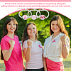  12Pcs 3 Colors Word HOPE Glass Link Bracelets BJEW-NB0001-12-5