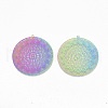 Ion Plating(IP) 201 Stainless Steel Filigree Pendants X-STAS-S108-65-2