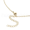 Copper Wire Wrapped Empty Glass Bottle Pendant 304 Stainless Steel Cable Chain Necklaces for Women Men NJEW-JN05276-5