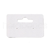 Rectangle Paper One Pair Earring Display Cards with Hanging Hole CDIS-C004-04B-3