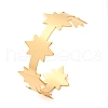 304 Stainless Steel Cuff Bangles for Women BJEW-Q045-02B-G-2