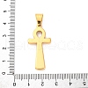 304 Stainless Steel Pendants STAS-L286-07G-3